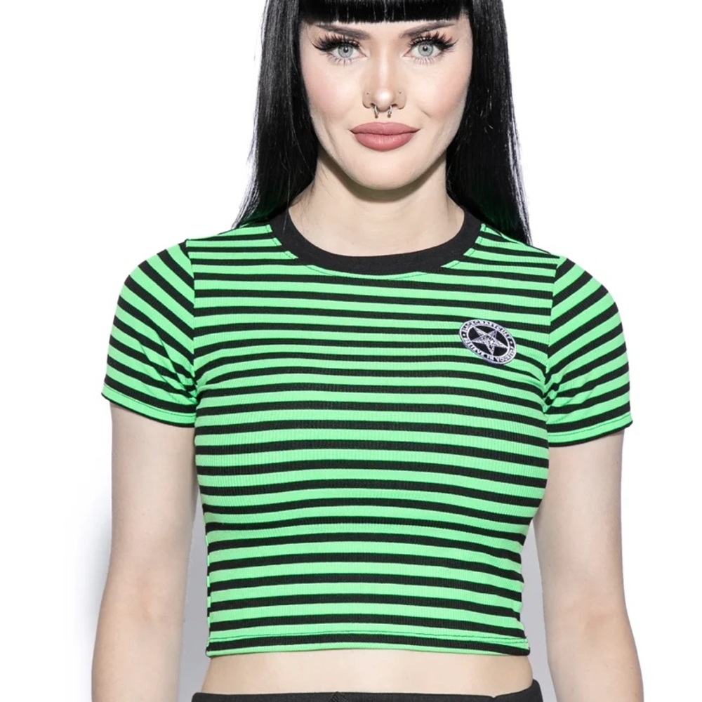 Gothic crop top Blackcraft